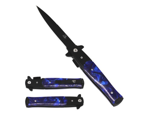 Falcon 8 3/4" Blue Spring Assisted Knife KS1107BBL