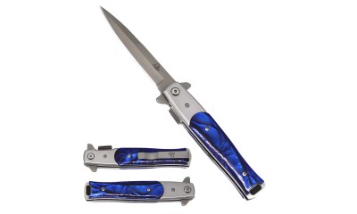 Falcon 8 3/4" Blue Spring Assisted Knife KS1107BL Falcon 8 3/4" Blue Spring Assisted Knife KS1107BL