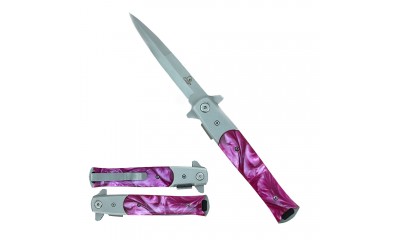 Falcon 8 3/4" Black Spring Assisted Knife KS1107PK Falcon 8 3/4" Black Spring Assisted Knife KS1107PK