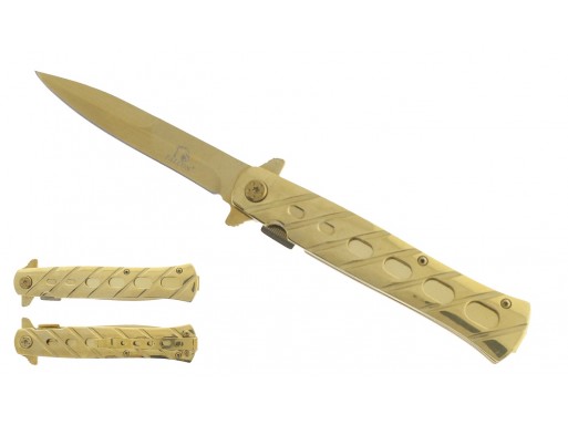 Falcon 9" Spring Assisted Pocket Knife KS1108GD