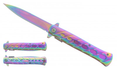 Falcon 9" Spring Assisted Pocket Knife KS1108RT