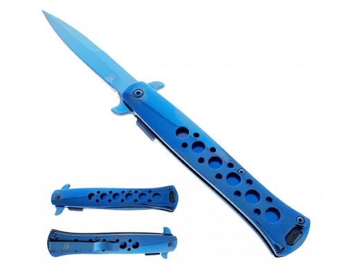 Falcon 9" Overall Metal Spring Assisted Knife KS1109BL