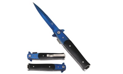 Falcon 8" Blue Blade Spring Assisted Knife KS1117BBK Falcon 8" Blue Blade Spring Assisted Knife KS1117BBK