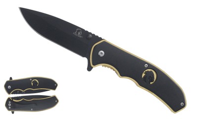 Falcon 8" Spring Assisted Knife Eagle Silhouette KS1118E-BR Falcon 8" Spring Assisted Knife Eagle Silhouette KS1118E-BR