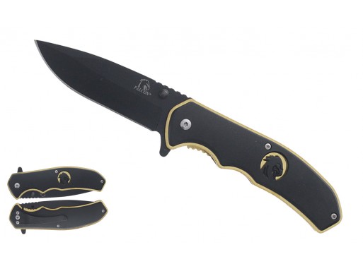 Falcon 8" Spring Assisted Knife Eagle Silhouette KS1118E-BR
