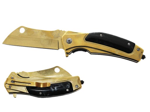 Falcon 8 1/4 Spring Assisted Pocket Knife KS13741GDBK 