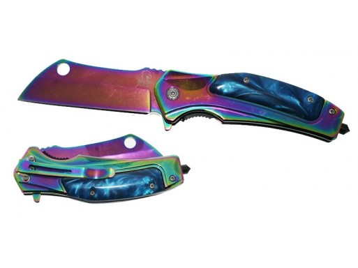 Falcon 8 1/4 Spring Assisted Pocket Knife KS13741RBBL