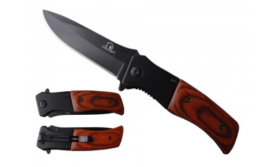 Falcon Spring Assisted Pocket Knife Wood Handle KS1459WD Falcon Spring Assisted Pocket Knife Wood Handle KS1459WD