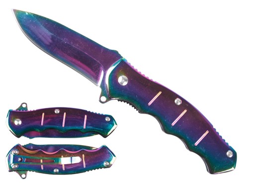 Falcon 6.38" Spring Assited Pocket Knife w/Belt Clip KS1472RW