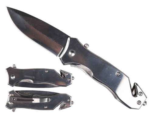 Falcon 3 3/4 " Black Spring Assisted Pocket Knife KS1475CH