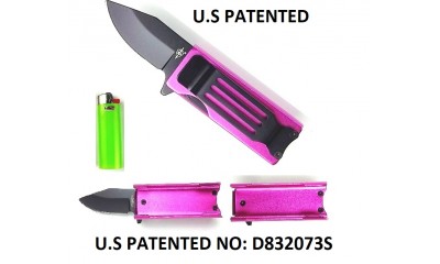 Falcon Spring Assisted Lighter Knife Green KS1516PK Falcon Spring Assisted Lighter Knife Green KS1516PK