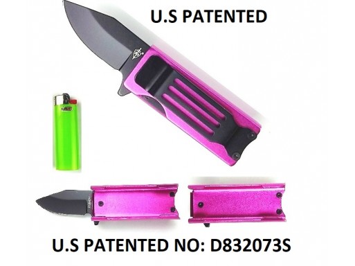 Falcon Spring Assisted Lighter Knife Green KS1516PK