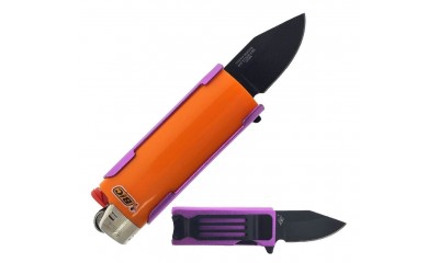 Falcon Spring Assisted Lighter Knife Purple KS1516PP Falcon Spring Assisted Lighter Knife Purple KS1516PP