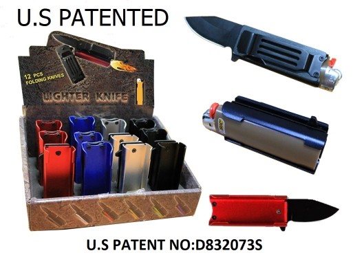 Falcon Spring Assisted Lighter Knife 12 Piece Set KS1516SET