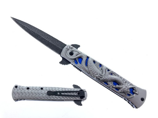 Falcon Spring Assisted Pocket Knife Dragon Handle KS23164CH