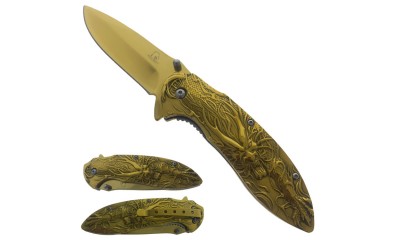 Falcon 8" Spring Assisted Pocket Knife KS2374GD Falcon 8" Spring Assisted Pocket Knife KS2374GD