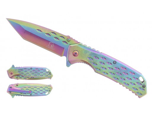 Falcon 8" Spring Assisted Pocket Knife KS2374RB