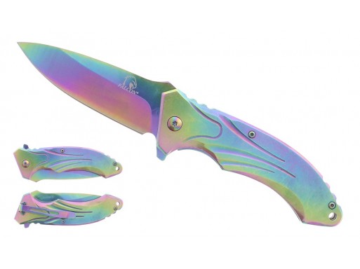 Falcon 8" Spring Assisted Pocket Knife KS2375RB