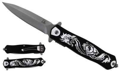 Falcon 8"  Spring Assisted Pocket Knife KS2650BK Falcon 8"  Spring Assisted Pocket Knife KS2650BK