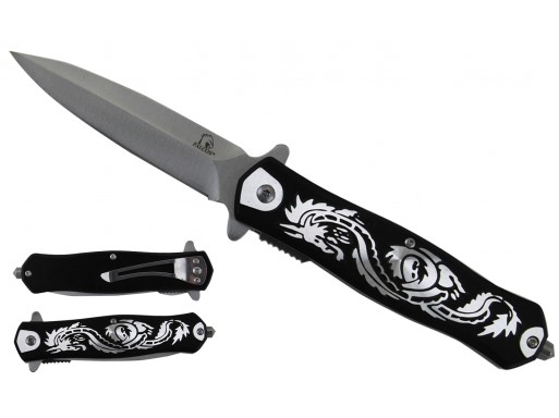 Falcon 8"  Spring Assisted Pocket Knife KS2650BK