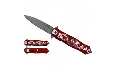Falcon 8"  Spring Assisted Pocket Knife KS2650RD Falcon 8"  Spring Assisted Pocket Knife KS2650RD
