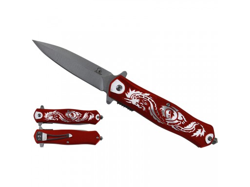 Falcon 8"  Spring Assisted Pocket Knife KS2650RD