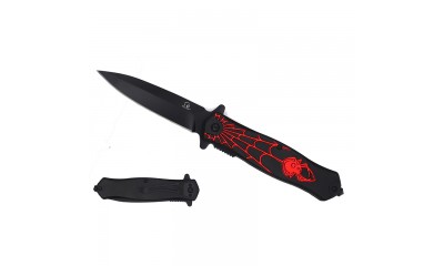 Falcon 8" Spring Assisted Pocket Knife Spider Handle KS2652BR Falcon 8" Spring Assisted Pocket Knife Spider Handle KS2652BR