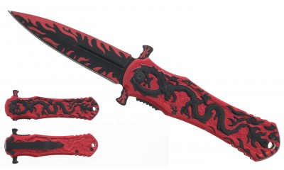 Falcon 8" Spring Assisted Pocket Knife KS2828BK-1 Falcon 8" Spring Assisted Pocket Knife KS2828BK-1