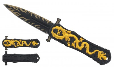 Falcon 8" Spring Assisted Pocket Knife KS2828GD Falcon 8" Spring Assisted Pocket Knife KS2828GD