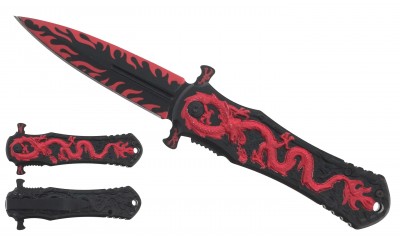 Falcon 8" Spring Assisted Pocket Knife KS2828RD Falcon 8" Spring Assisted Pocket Knife KS2828RD