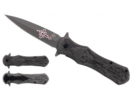 Falcon 8.25" Spring Assisted Knife KS3003GY