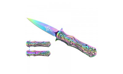 Falcon 8.25" Spring Assisted Knife KS3003RB Falcon 8.25" Spring Assisted Knife KS3003RB