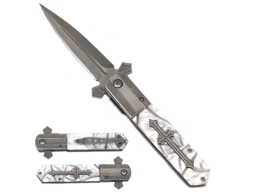 Falcon Spring Assisted Knife Wood Handle KS3004CWT