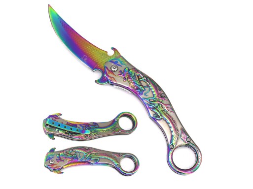 Falcon 8.25" Spring Assisted Pocket Knife KS3005RB