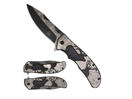 Falcon 8 1/2" Deer Spring Assisted Pocket Knife KS3007BK