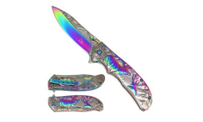 Falcon 8 1/2" Deer Spring Assisted Pocket Knife KS3007RB Falcon 8 1/2" Deer Spring Assisted Pocket Knife KS3007RB