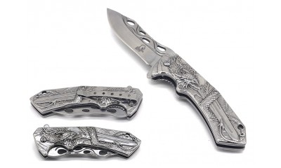 Falcon Spring Assisted Knife Dragon Handle KS30259CH Falcon Spring Assisted Knife Dragon Handle KS30259CH