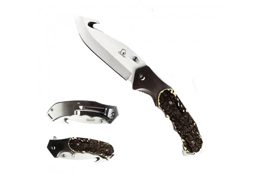 Falcon Spring Assisted Knife Wood Handle KS30279SS