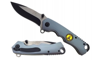 Falcon Spring Assisted Pocket Knife w/ Medallion  KS3083GY-DTOM Falcon Spring Assisted Pocket Knife w/ Medallion  KS3083GY-DTOM