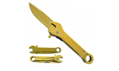 Falcon 7.75"  Wrench Spring Assisted Pocket Knife KS3096GD Falcon 7.75"  Wrench Spring Assisted Pocket Knife KS3096GD