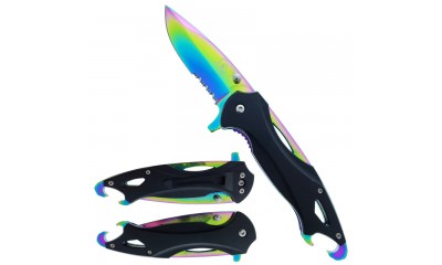 Falcon 7.75" Spring Assisted Pocket Knife KS32164BB Falcon 7.75" Spring Assisted Pocket Knife KS32164BB