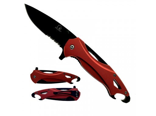 Falcon 7.75" Spring Assisted Pocket Knife KS32164RD