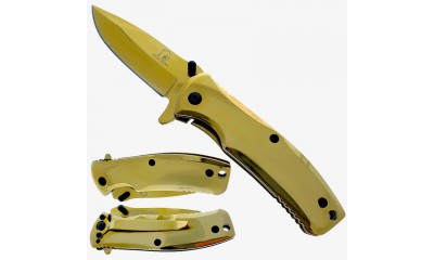 Falcon 7 3/4" Spring Assisted Pocket Knife KS3233GD Falcon 7 3/4" Spring Assisted Pocket Knife KS3233GD