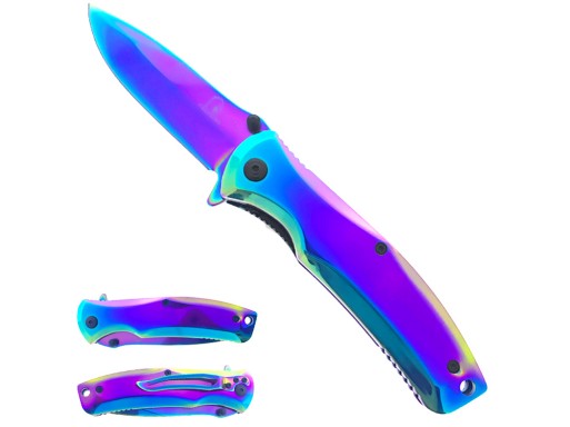 Falcon 7 3/4" Spring Assisted Pocket Knife KS3233RB