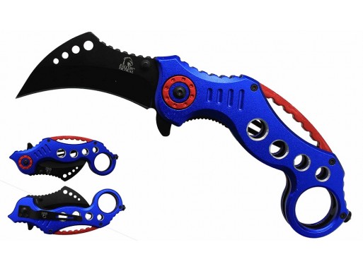Falcon Spring Assisted Karambit Knife KS3293BL