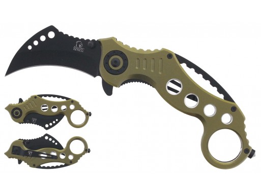 Falcon Spring Assisted Karambit Knife KS3293GN
