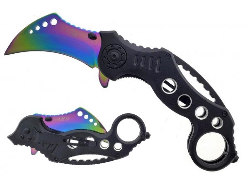 Falcon Spring Assisted Karambit Knife KS3293RB