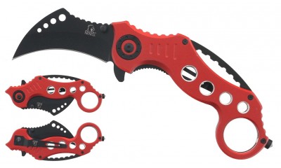 Falcon Spring Assisted Karambit Knife KS3293RD Falcon Spring Assisted Karambit Knife KS3293RD