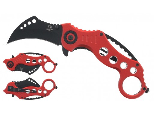 Falcon Spring Assisted Karambit Knife KS3293RD