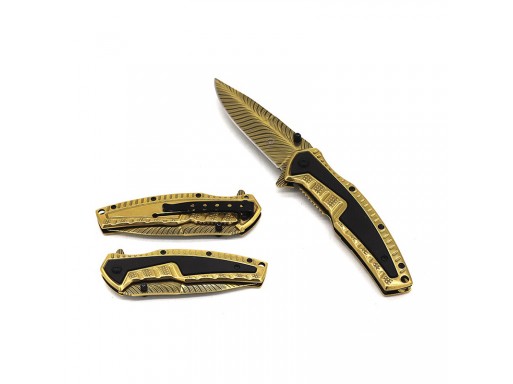 Falcon 8.5" Spring Assisted Pocket Knife KS3303GD